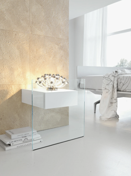 DO-MO - Glass bedside table by Tonelli Design - view 3